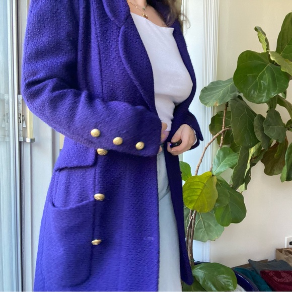 Chanel Boutique Vintage woven double breasted jacket - Picture 7 of 10